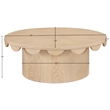 Meridian Furniture Dahlia Natural Oak Veneer Coffee Table