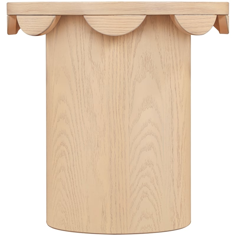 Meridian Furniture Dahlia Natural Oak Veneer End Table