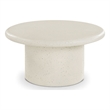 Meridian Furniture Emara Cream Concrete Indoor / Outdoor Coffee Table