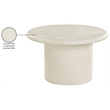 Meridian Furniture Emara Cream Concrete Indoor / Outdoor Coffee Table
