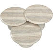 Meridian Furniture Emara Travertine Concrete 3pc. Indoor / Outdoor Coffee Table