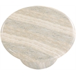 Meridian Furniture Emara Travertine Concrete Indoor / Outdoor Coffee Table