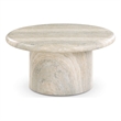 Meridian Furniture Emara Travertine Concrete Indoor / Outdoor Coffee Table