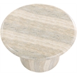 Meridian Furniture Emara Travertine Concrete Indoor / Outdoor Coffee Table
