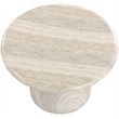 Meridian Furniture Emara Travertine Concrete Indoor / Outdoor Coffee Table