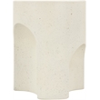 Meridian Furniture Olira Cream Concrete Indoor / Outdoor End Table