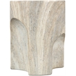 Meridian Furniture Olira Travertine Concrete Indoor / Outdoor End Table