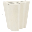 Meridian Furniture Monza Cream Concrete Indoor / Outdoor End Table