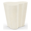 Meridian Furniture Monza Cream Concrete Indoor / Outdoor End Table