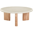 Meridian Furniture Avaya Cream / Natural Concrete Indoor / Outdoor Coffee Table