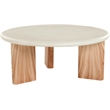 Meridian Furniture Avaya Cream / Natural Concrete Indoor / Outdoor Coffee Table