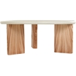 Meridian Furniture Avaya Cream / Natural Concrete Indoor / Outdoor Coffee Table