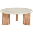 Meridian Furniture Avaya Cream / Natural Concrete Indoor / Outdoor Coffee Table