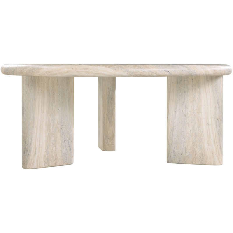 Meridian Furniture Avaya Travertine Concrete Indoor / Outdoor Coffee Table