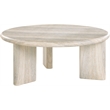 Meridian Furniture Avaya Travertine Concrete Indoor / Outdoor Coffee Table