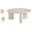 Meridian Furniture Avaya Travertine Concrete Indoor / Outdoor Coffee Table