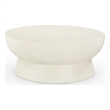 Meridian Furniture Avaya Cream Concrete Indoor / Outdoor Coffee Table