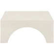 Meridian Furniture Renza Cream Concrete Indoor / Outdoor Coffee Table