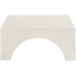 Meridian Furniture Renza Cream Concrete Indoor / Outdoor Coffee Table