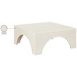 Meridian Furniture Renza Cream Concrete Indoor / Outdoor Coffee Table