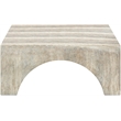 Meridian Furniture Renza Travertine Concrete Indoor / Outdoor Coffee Table