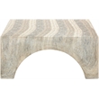 Meridian Furniture Renza Travertine Concrete Indoor / Outdoor Coffee Table