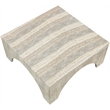 Meridian Furniture Renza Travertine Concrete Indoor / Outdoor Coffee Table