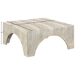 Meridian Furniture Renza Travertine Concrete Indoor / Outdoor Coffee Table