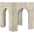 Meridian Furniture Renza Travertine Concrete Indoor / Outdoor End Table