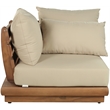 Meridian Furniture Mirella Tan Water Resistant Fabric Patio Corner Chair