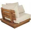 Meridian Furniture Mirella Tan Water Resistant Fabric Patio Corner Chair