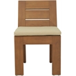 Meridian Furniture Mirella Tan Water Resist Fabric Patio Dining Side Chair