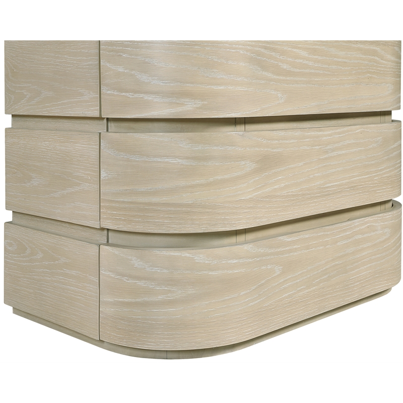Meridian Furniture Annalise Natural Solid Wood Night Stand