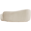Meridian Furniture Gustavo Cream Velvet Upholstered Chaise