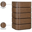 Meridian Furniture Annalise Brown Solid Wood Chest