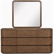 Meridian Furniture Annalise Brown Solid Wood Dresser