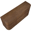 Meridian Furniture Annalise Brown Solid Wood Dresser