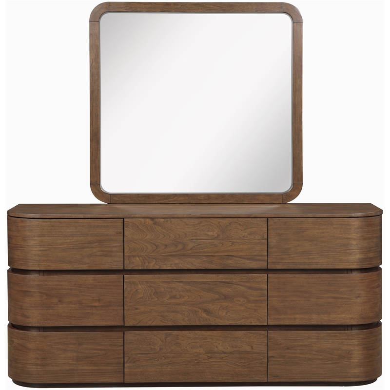 Meridian Furniture Annalise Brown Solid Wood Dresser