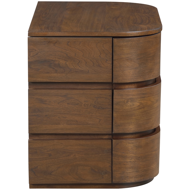 Meridian Furniture Annalise Brown Solid Wood Night Stand