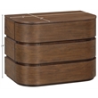 Meridian Furniture Annalise Brown Solid Wood Night Stand