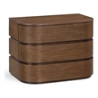 Meridian Furniture Annalise Brown Solid Wood Night Stand