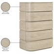 Meridian Furniture Annalise Natural Solid Wood Chest
