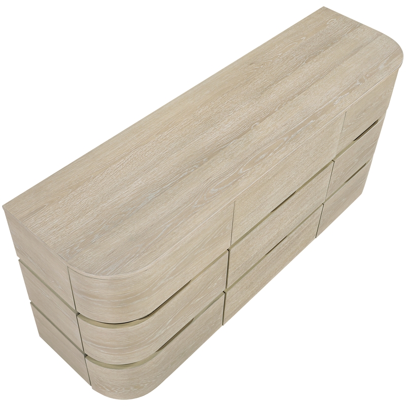 Meridian Furniture Annalise Natural Solid Wood Dresser