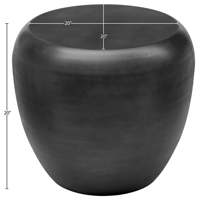Meridian Furniture Capsule Black Aluminum End Table