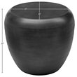 Meridian Furniture Capsule Black Aluminum End Table