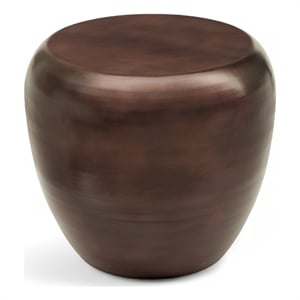 Meridian Furniture Capsule Brown Aluminum End Table