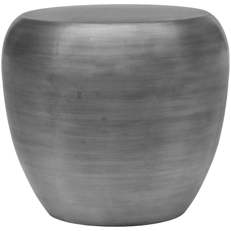Meridian Furniture Capsule Silver Aluminum End Table