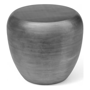 Meridian Furniture Capsule Silver Aluminum End Table