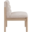 Meridian Furniture Eloura Beige Linen Textured Fabric Dining Chair (Set of 2)