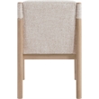Meridian Furniture Eloura Beige Linen Textured Fabric Dining Chair (Set of 2)
